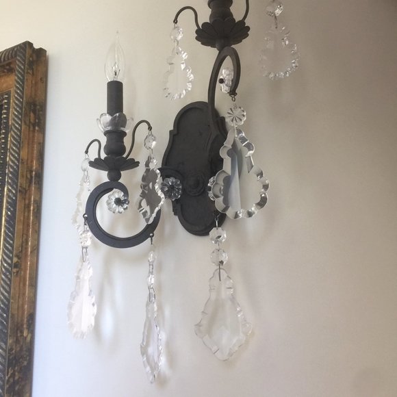 SCHONBEK 2-Light Versailles Wall Sconces Pair - Picture 5 of 9